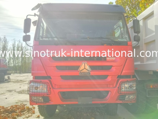 टिमपर डंप ट्रक SINOTRUK HOWO A7 8X4 निर्माण के लिए ZZ3317V3567B1