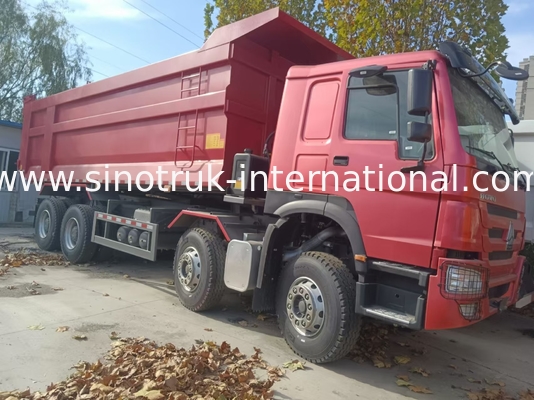 टिमपर डंप ट्रक SINOTRUK HOWO A7 8X4 निर्माण के लिए ZZ3317V3567B1