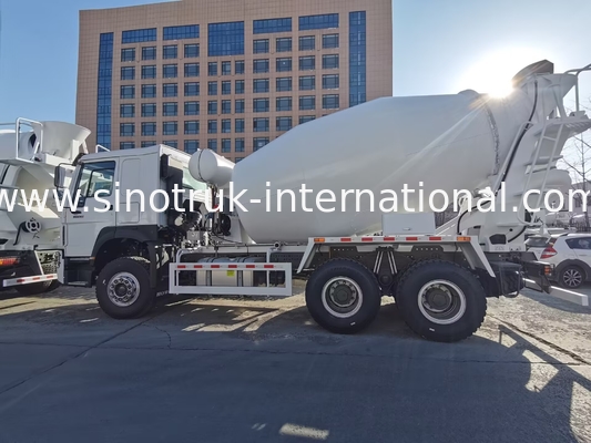 SINOTRUK HOWO 6×4 10 पहिया कंक्रीट मिक्सर ट्रक 400 एचपी उच्च दक्षता एलएचडी