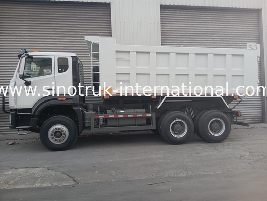 SINOTRUK HOWO 400 HP टिमपर डंप ट्रक निर्माण के लिए N7 सैन्य बम्पर चेतावनी प्रकाश