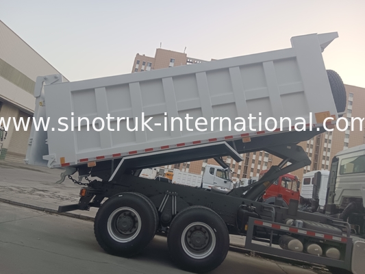 SINOTRUK HOWO 400 HP टिमपर डंप ट्रक निर्माण के लिए N7 सैन्य बम्पर चेतावनी प्रकाश
