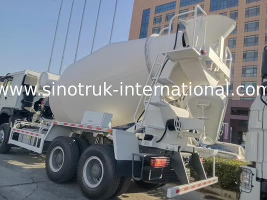 उच्च अश्वशक्ति 400HP HOWO मिक्सर ट्रक 6-12CBM LHD 6×4 10 पहिया