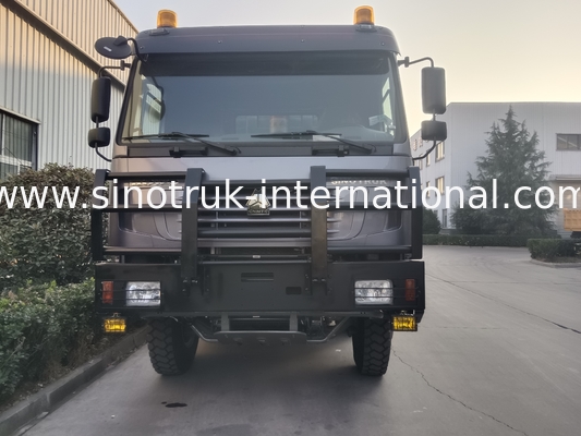 टिपर ट्रक सिनोट्रक होहान 400hp 10 पहियों Lhd 40 टन 20-30cbm ZZ3317N356JB1 ग्रे