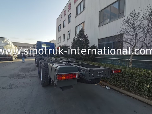 SINOTRUK HOWO 6×4 10 पहियों तेल टैंक ट्रक 400HP तेल टैंक चेसिस