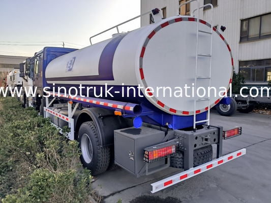 SINOTRUK HOWO टिकाऊ जल परिवहन के लिए पानी टैंक ट्रक 4x2 आरएचडी 300एचपी 10CBM