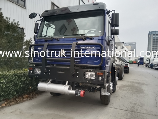 SINOTRUK HOWO तेल टैंक ट्रक चेसिस 400HP 8X4 LHD 50 टन 40CBM