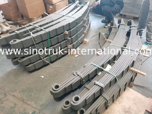 SINOTRUK पार्ट्स बस पीछे का स्टील स्प्रिंग ((290hp) WG9719520020 बस सामने का स्टील स्प्रिंग ((290hp) WG9100529002