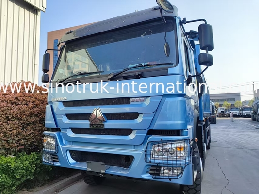 आकर्षक ब्लू HOWO 8×4 380HP 26.91CBM डंप ट्रक जहां पावर हर लोड में सटीकता से मिलता है!
