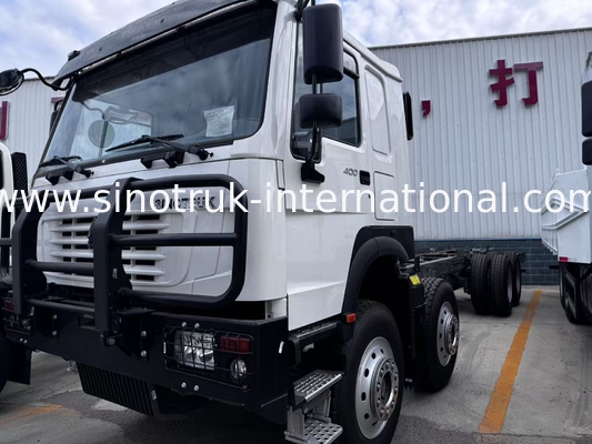 सिनोट्रुक HOWO 8X4 कार्गो ट्रक 400hp 12 पहियों भूत चेहरा कैब