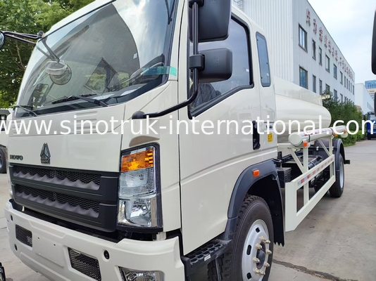 4x2 लाइट-ड्यूटी सीवेज ट्रक 6CBM क्षमता 160HP 8.00R20 स्टील टायर