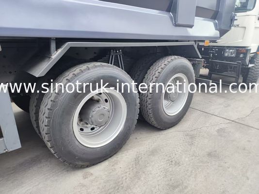 400HP for Heavy Loads, 27CBM for More Cargo: Gray 8x4 Dump Truck