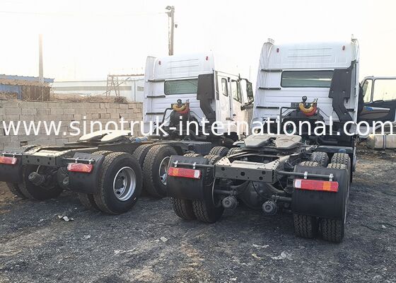 ZZ427V344JB1R ट्रैक्टर ट्रक 371HP इंजन, 6x4 ड्राइव व्हील, और भारी शुल्क परिवहन के लिए A / C के साथ H77L केबिन के साथ