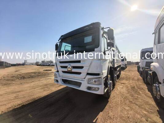 375 हॉर्सपावर टिपर डंप ट्रक 40-50 टन लोड क्षमता और 7300 मिमी कार्गो बॉक्स लंबाई के साथ