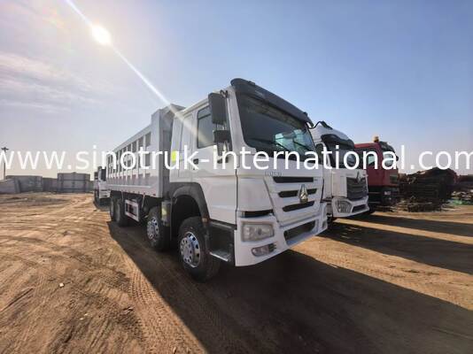 375 हॉर्सपावर टिपर डंप ट्रक 40-50 टन लोड क्षमता और 7300 मिमी कार्गो बॉक्स लंबाई के साथ