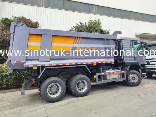 HOWO TX 6×4 टिपर डंप ट्रक 20CBM कार्गो बॉडी, 380HP इंजन और फ्रंट लिफ्टिंग तंत्र के साथ