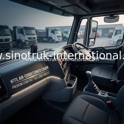 ZZ427V344JB1R ट्रैक्टर ट्रक 371HP इंजन, 6x4 ड्राइव व्हील, और भारी शुल्क परिवहन के लिए A / C के साथ H77L केबिन के साथ