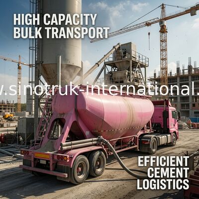 A7 Bulk Cement Transport Trucks 371HP 12 Wheels LHD 36-45CBM ZZ1317N4667N1