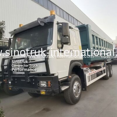 हाइड्रोलिक नियंत्रण प्रणाली 340 एचपी इंजन और 20-25 सीबीएम क्षमता के साथ कचरा संग्रह ट्रक