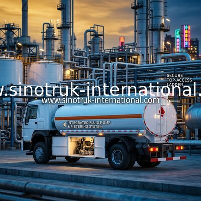 SINOTRUK Howo अर्ध ट्रक ईंधन टैंक 4x2 LHD Euro2 290hp