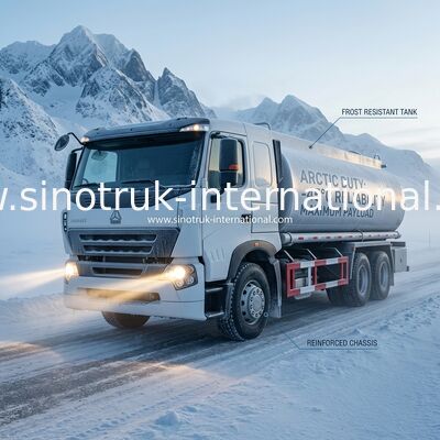Heavy Duty Fuel Oil Delivery Truck Computer Refueling Vehicle ZZ1257M4347N1