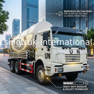 16CBM Collecting Sewage Sludge Vacuum Pump Septic Tank Cleaning Truck LHD 6X4