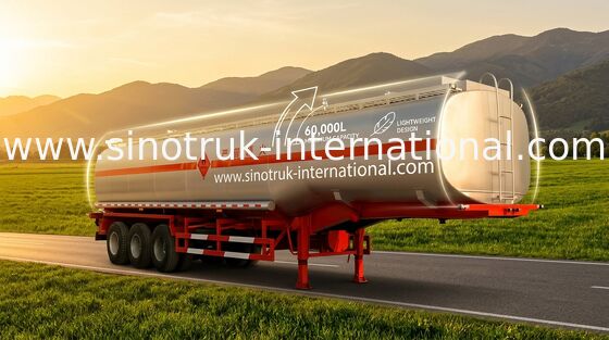 Carbon Steel Tanker Heavy Duty Semi Trailer Truck For Storage / Carrying Oils