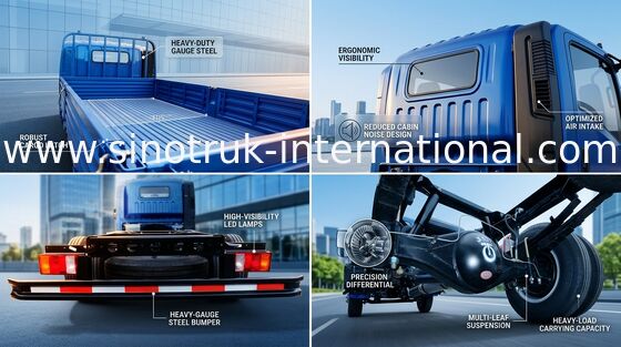 Construction Business Light Duty Cargo Truck 8 Tons / Light Duty Vehicle