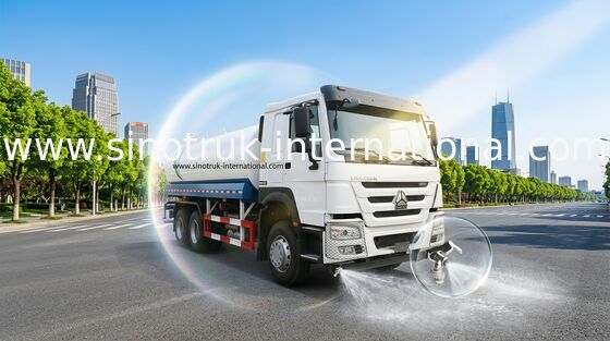 SINOTRUK HOWO 6x4 LHD वाटर टैंक ट्रक 371HP 18CBM