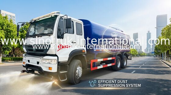 Landscape Engineering Water Spray Truck SINOTRUK 16CBM ZZ1251M4441W