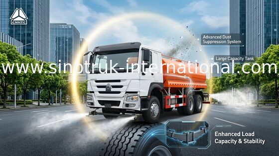 Sinotruk Howo LHD 6x4 छिड़काव ट्रक 371hp