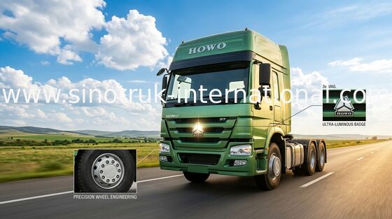 SINOTRUK HOWO ट्रैक्टर ट्रक एलएचडी 6X4 यूरो 2 420 एचपी ZZ4257V3241W