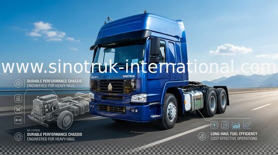 SINOTRUK HOWO ट्रैक्टर ट्रक एलएचडी 6X4 यूरो 2 371 एचपी जेड 424 एस 3241W