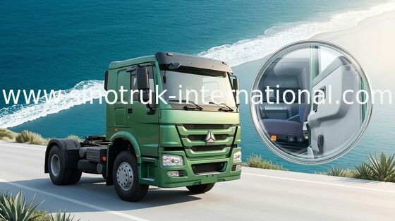 SINOTRUK HOWO ट्रैक्टर ट्रक एलएचडी 4X2 यूरो 2 9 0 एचपी जेड 424 एम 3511V