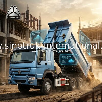 नीला यू-ट्रॉफ़ डम्पर (20CBM, 6×4, 380HP): त्वरित सामग्री निर्वहन के लिए उत्कृष्ट लाभ