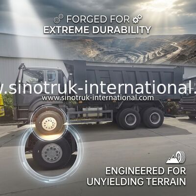 ब्लैक SINOTRUK HOWO टिपर डंप ट्रक LHD 6X4 371HP नई Howo E7 कैब
