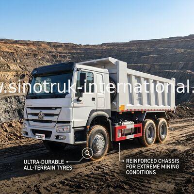 सिनोट्रुक होवो टिपर डंप ट्रक वीचाई 380एचपी 10 पहियों 20CBM 6 × 4