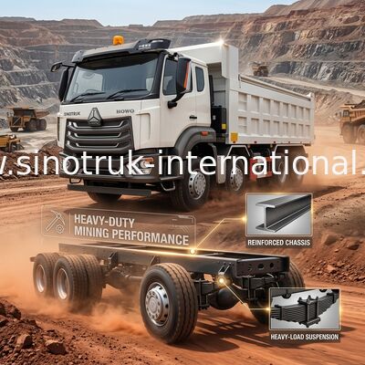 सिनोट्रुक होवो टिपर डंप ट्रक बिल्कुल नया 380Hp Rhd 12पहिए 8 × 4