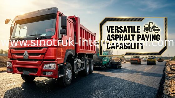 ZZ3257N3647A रेड टिपर डंप ट्रक 371hp 6×4