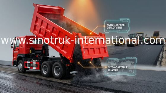 371hp Zz3257n3847a Sinotruk Howo डंप ट्रक यूरो II