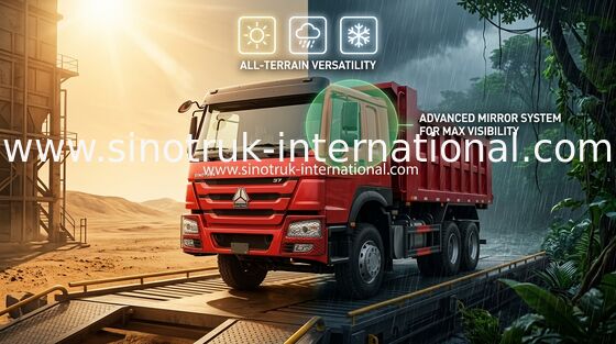SINOTRUK HOWO 290HP LHD डंप ट्रक 6x4 ZZ3257M4147W