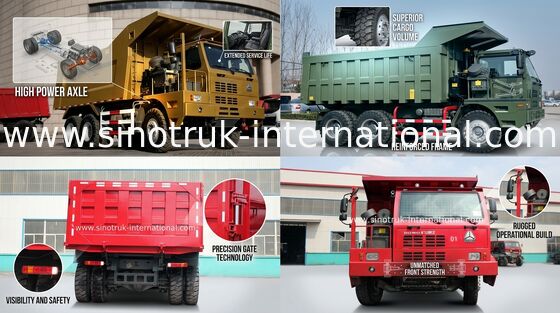 उच्च दक्षता एलएचडी 6X4 सिनोट्रक हावो ट्रक यूरो 2 एमिशन स्टैंडर्ड के साथ