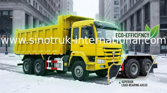 टिपर डंप ट्रक SINOTRUK गोल्डन प्रिंस 6X4 एलएचडी 290 एचपी 25-30 टन ज़ेड 3251 एम 3241 W
