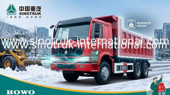 SINOTRUK HOWO टिपर डंप ट्रक 371 एचपी 8 एक्स 4 एलएचडी 31 टन 20-30 सीबीएम ज़ेड 3317 एन 3567W