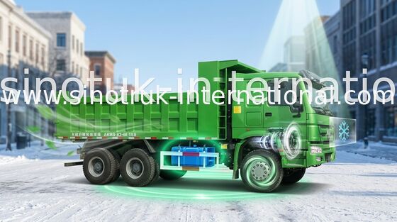 SINOTRUK HOWO टिपर डंप ट्रक 290 एचपी 6X4 एलएचडी 25tons 10-25CBM ZZ3257M2947A