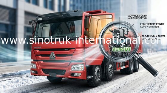 SINOTRUK HOWO डंप ट्रक 371 एचपी 12wheels एलएचडी 31tons 20-30CBM ZZ3317N3567W
