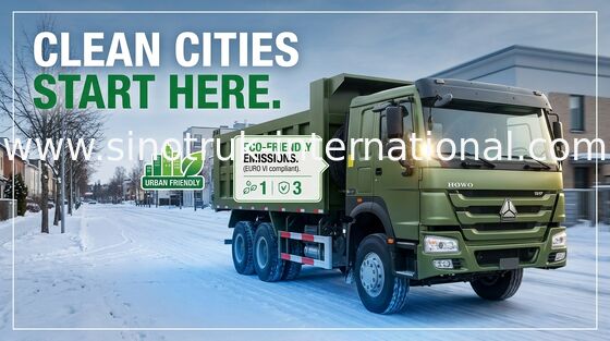 SINOTRUK HOWO टिपर डंप ट्रक 371 एचपी 12wheels एलएचडी 31tons 20-30CBM ZZ3317N3267W