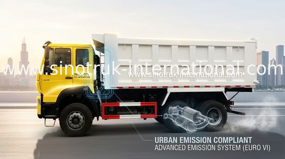 SINOTRUK गोल्डन प्रिंस टिपर डंप ट्रक 6X4 290 एचपी 25 टीन्स 10-25 सीबीएम जेड 3232 एम 3241W