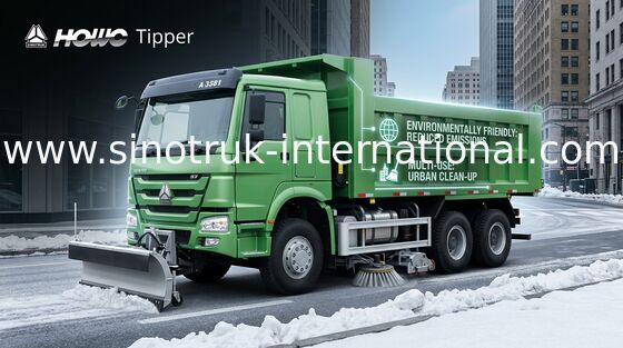 टिपर डंप ट्रक SINOTRUK HOWO 10wheels एलएचडी 371 एचपी 25tons 10-25CBM ZZ3257N3847A