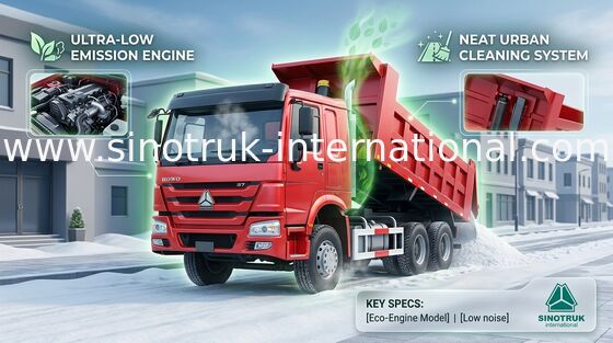 SINOTRUK HOWO टिपर डंप ट्रक 6X4 एलएचडी 371 एचपी 25tons 10-25CBM ZZ3257N3847A