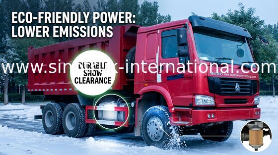 SINOTRUK HOWO टिपर डंप ट्रक 10 पहियों 10-25 सीबीएम लोड 25-40 टन ZZ3257N3647A